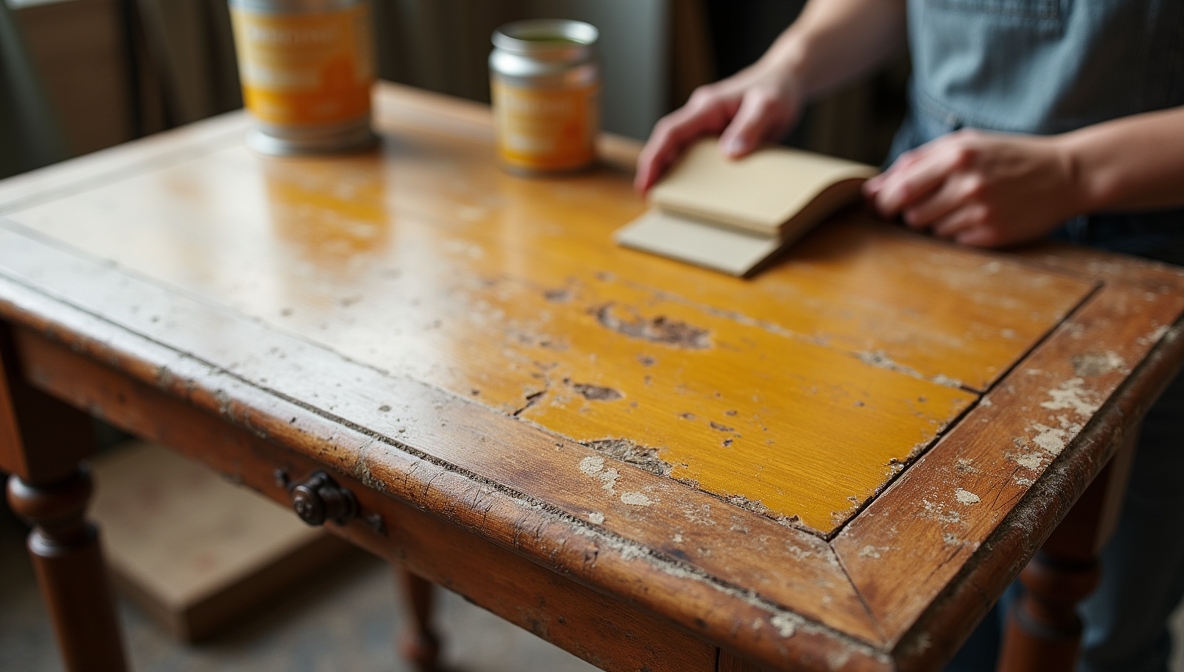 Table restoration by Authentictruetra
